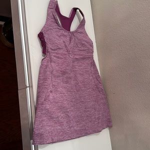 Lululemon tank with built in bra. Size 4